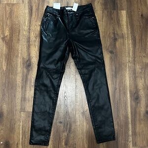 Black Pleather Pants